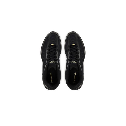 Buty sportowe męskie czarne Lacoste sznurowane