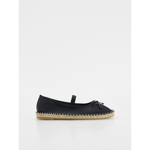 Reserved - Espadryle z kokardą - czarny ze sklepu Reserved w kategorii Espadryle damskie - zdjęcie 179618278