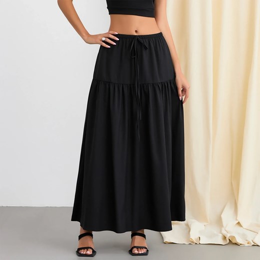 Spódnica maxi boho - Czarny S ze sklepu Intimica.pl w kategorii Spódnice - zdjęcie 179625919