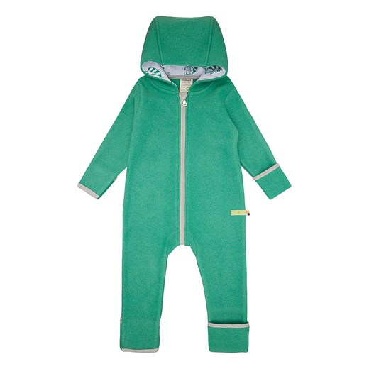 loud + proud Wełniany kombinezon polarowy w kolorze zielonym ze sklepu Limango Polska w kategorii Odzież dla niemowląt - zdjęcie 179629458