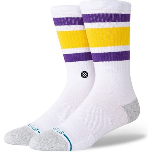 Skarpety Tube Los Angeles Lakers Stance ze sklepu SPORT-SHOP.pl w kategorii Skarpetki męskie - zdjęcie 179630067