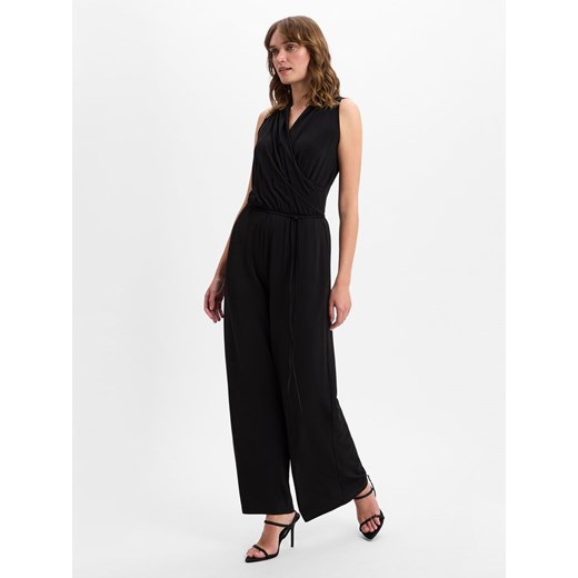 Weekend Max Mara Kombinezon damski - Genzana Kobiety wiskoza czarny jednolity ze sklepu vangraaf w kategorii Kombinezony damskie - zdjęcie 179631196