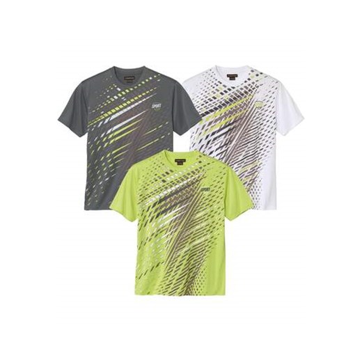 Zestaw 3 sportowych koszulek ze sklepu Atlas For Men w kategorii T-shirty męskie - zdjęcie 179631336
