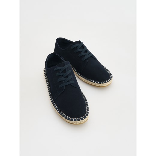 Espadryle męskie czarne Reserved casual