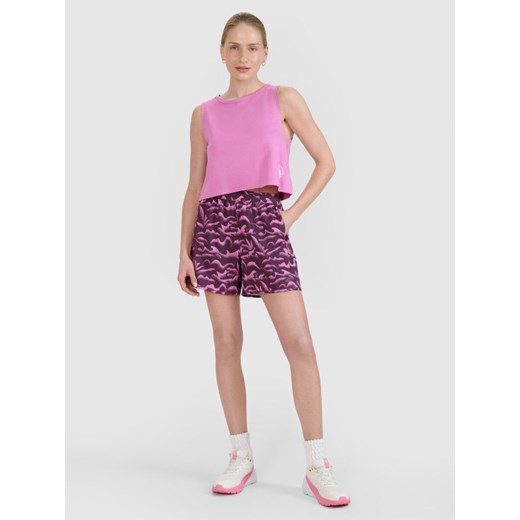 Damskie spodenki plażowe 4F 4FWSS25UBDSF136 - multikolor ze sklepu Sportstylestory.com w kategorii Szorty - zdjęcie 179633056