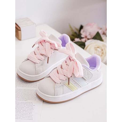 Rock &amp; Joy Sneakersy w kolorze białym ze wzorem ze sklepu Limango Polska w kategorii Trampki dziecięce - zdjęcie 179633369