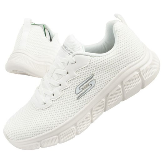 Buty Skechers 118106/OFWT białe ze sklepu ButyModne.pl w kategorii Buty sportowe męskie - zdjęcie 179636169