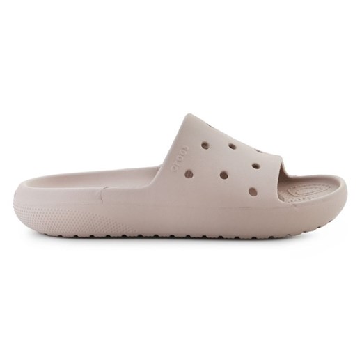 Klapki Crocs Classic Slide v2 209401-214 beżowy ze sklepu ButyModne.pl w kategorii Klapki damskie - zdjęcie 179636176