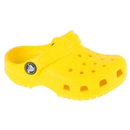 Klapki Crocs Classic Clog T  206990-77J żółte ze sklepu ButyModne.pl w kategorii Klapki dziecięce - zdjęcie 179636195