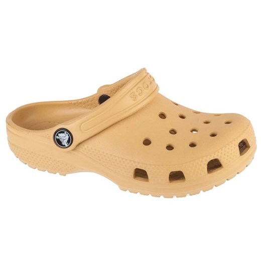 Klapki Crocs Classic Clog 206991-209 pomarańczowe ze sklepu ButyModne.pl w kategorii Klapki dziecięce - zdjęcie 179636196