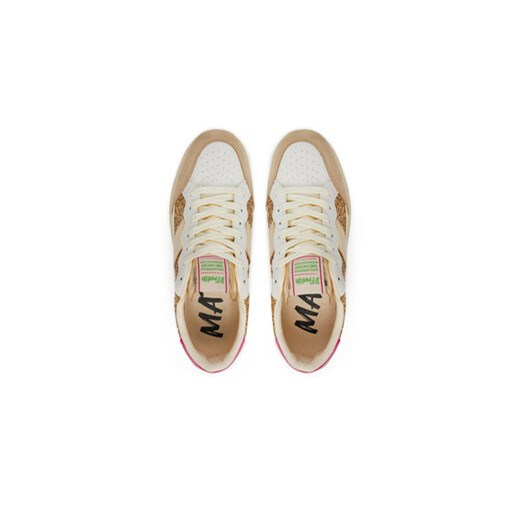 Buty sportowe damskie D.Franklin sneakersy na płaskiej podeszwie sznurowane