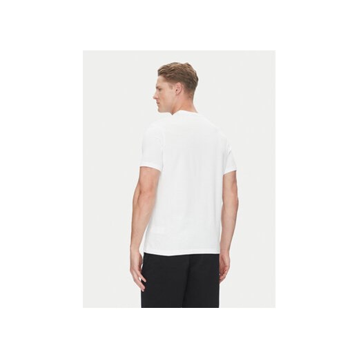 T-shirt męski biały Paul&shark w nadruki