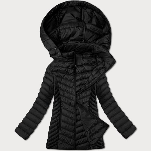 Lekko ocieplana damska kurtka pikowana plus size J Style czarna (16M9265-392) ze sklepu goodlookin.pl w kategorii Kurtki damskie - zdjęcie 179638658