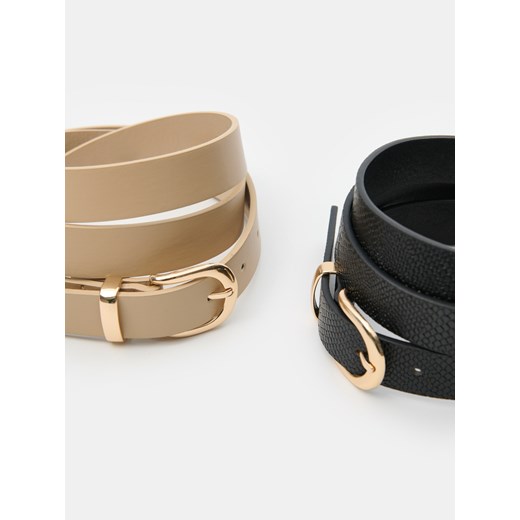 Sinsay - Paski 2 pack - wielobarwny Sinsay L Sinsay