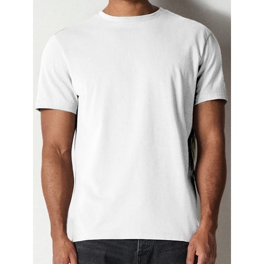 Sinsay - Koszulka basic - kremowy ze sklepu Sinsay w kategorii T-shirty męskie - zdjęcie 179642605