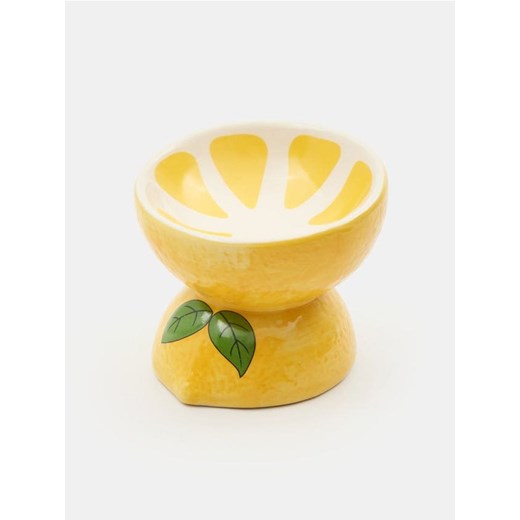 Sinsay - Ceramiczna miska dla psa i kota z motywem cytryny - żółty ze sklepu Sinsay w kategorii Dla zwierząt - zdjęcie 179642778