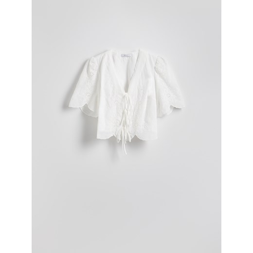 Bluzka damska Reserved z krótkim rękawem 