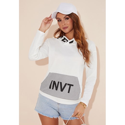 Bluza kangurka z długim rękawem i kapturem ze sklepu Jacinshop w kategorii Bluzy damskie - zdjęcie 179647579