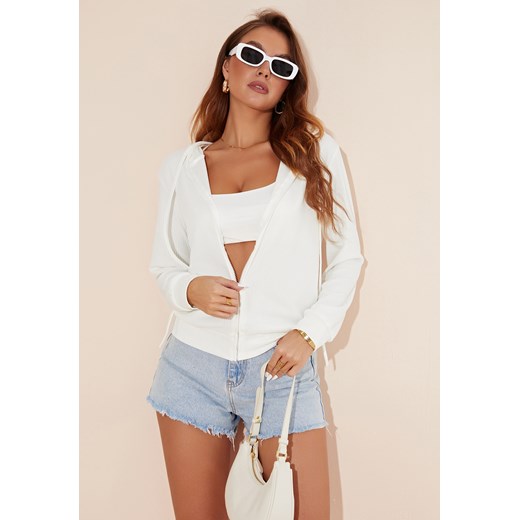 Bluza z długim rękawem zapinana na zamek ze sklepu Jacinshop w kategorii Bluzy damskie - zdjęcie 179648189