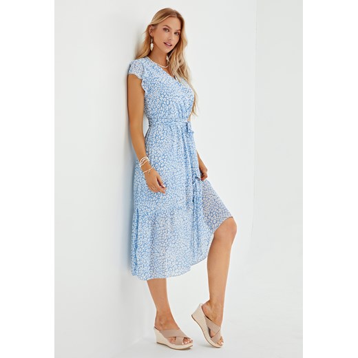 Sukienka maxi z drobne kwiaty ze sklepu Jacinshop w kategorii Sukienki - zdjęcie 179648607