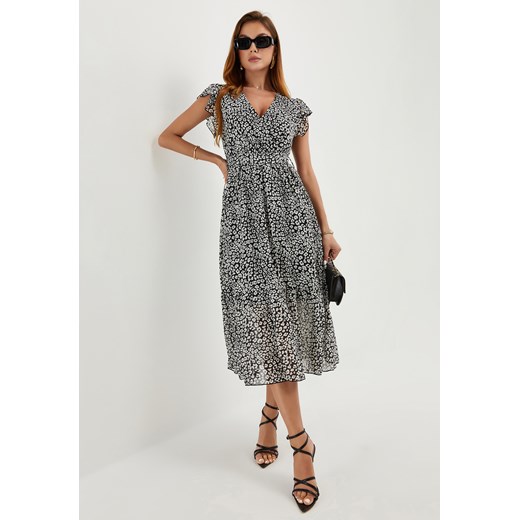 Sukienka maxi z drobne kwiaty ze sklepu Jacinshop w kategorii Sukienki - zdjęcie 179648608