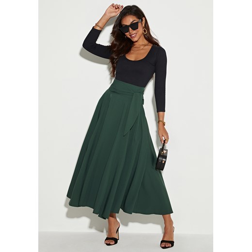 Spódnica maxi wiązana w pasie ze sklepu Jacinshop w kategorii Spódnice - zdjęcie 179648806