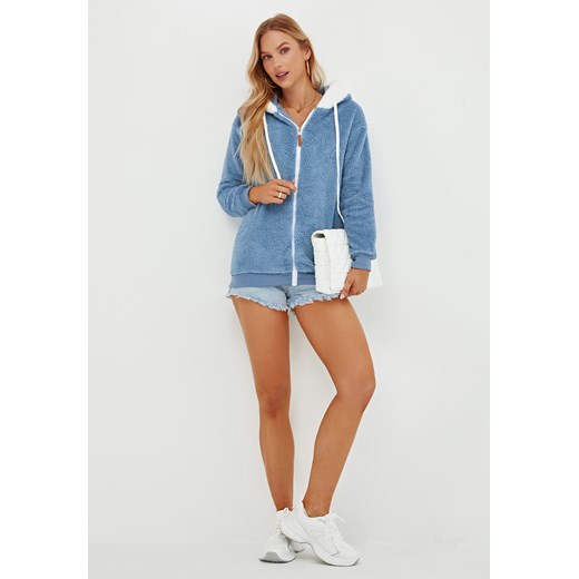 Bluza z długim rękawem zapinana miękka ze sklepu Jacinshop w kategorii Bluzy damskie - zdjęcie 179650668