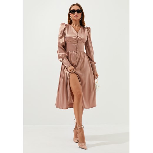Sukienka z długim rękawem w stylu vintage ze sklepu Jacinshop w kategorii Sukienki - zdjęcie 179651076