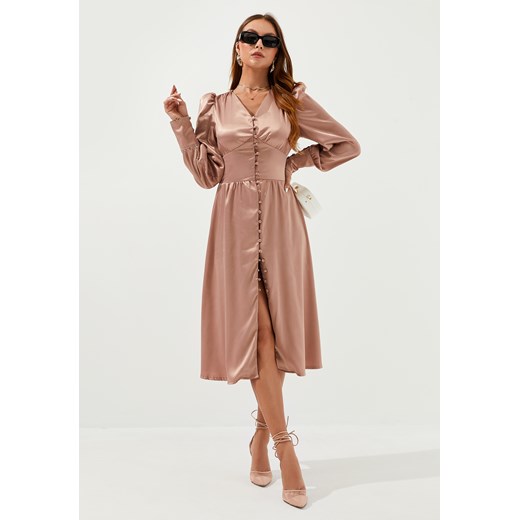 Sukienka z długim rękawem w stylu vintage ze sklepu Jacinshop w kategorii Sukienki - zdjęcie 179651079