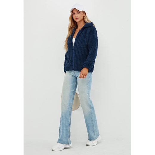 Bluza ciepła z długim rękawem zapinana ze sklepu Jacinshop w kategorii Bluzy damskie - zdjęcie 179651099