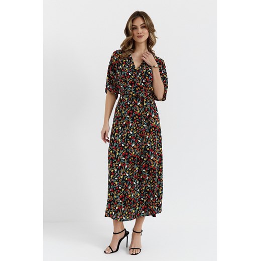 Sukienka maxi wiązana w pasie - model 6 ze sklepu Cudmoda w kategorii Sukienki - zdjęcie 179654825