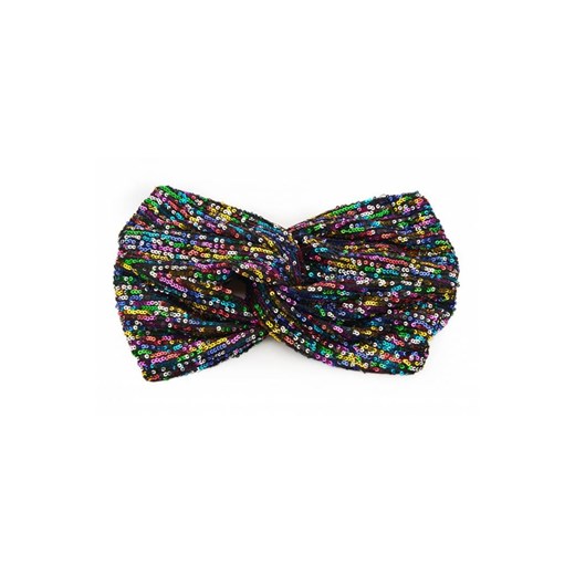 Opaska bandana na głowę - kolorowa-cekiny ze sklepu Cudmoda w kategorii Opaski damskie - zdjęcie 179656507
