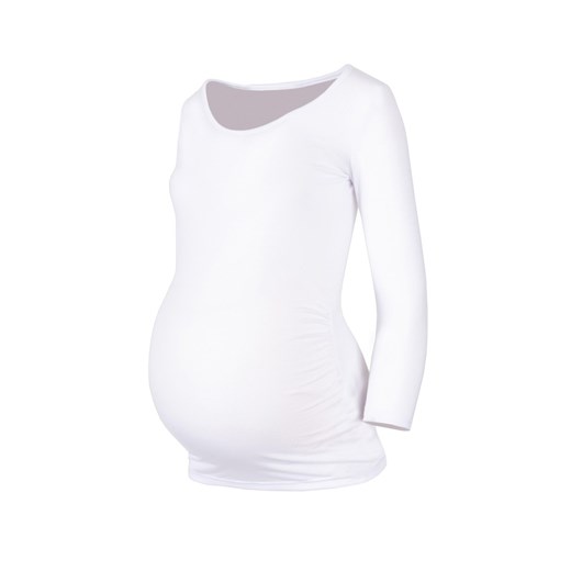 Elegancka bluzka ciążowa - biała Lumide One Size Cudmoda