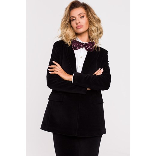 Elegancka mucha z cekinów - wino ze sklepu Cudmoda w kategorii Dodatki damskie - zdjęcie 179657455