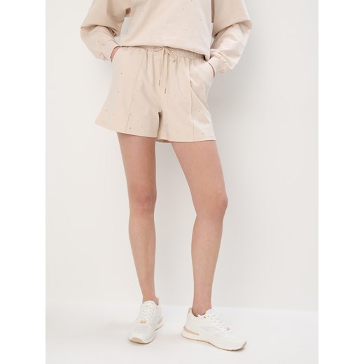 Mohito - Bawełniane szorty - kremowy Mohito L Mohito