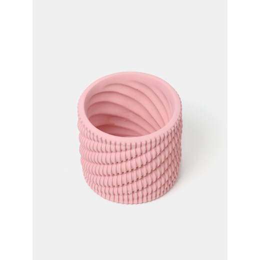 Sinsay - Doniczka z elementami 3d - różowy Sinsay One Size Sinsay