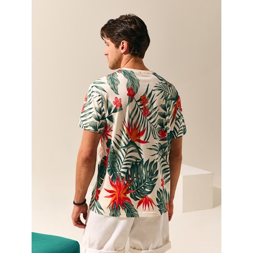 Sinsay - Koszulka z nadrukiem - wielobarwny Sinsay M Sinsay