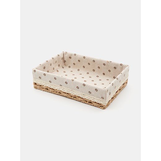 Sinsay - Kosz do przechowywania - beżowy Sinsay One Size Sinsay