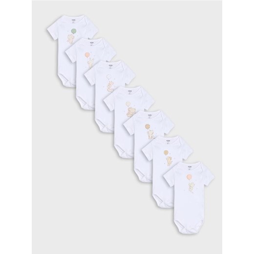 Sinsay - Body 7 pack - biały ze sklepu Sinsay w kategorii Body damskie - zdjęcie 179663087