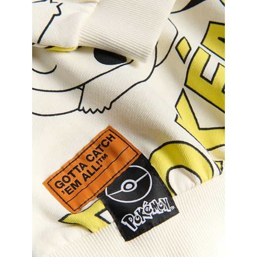 Reserved - Bluza oversize Pokémon - złamana biel Reserved 122/128 (6-8 lat) Reserved