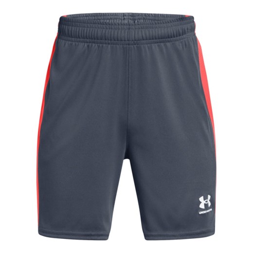 Chłopięce spodenki treningowe Under Armour UA B\'s Ch. Knit Short - szare ze sklepu Sportstylestory.com w kategorii Spodenki chłopięce - zdjęcie 179664619
