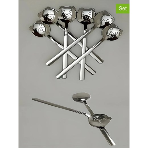 Violeta Home 6-częściowy zestaw łyżeczek dziecięcych - dł. 11 cm ze sklepu Limango Polska w kategorii Sztućce - zdjęcie 179665667