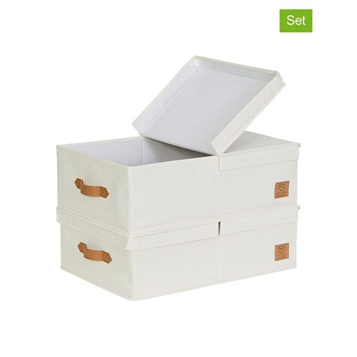 STORE IT Pudełka (2 szt.) &quot;Premium&quot; w kolorze szarym - 50 x 33 x 16 cm ze sklepu Limango Polska w kategorii Pudełka i pojemniki - zdjęcie 179665777