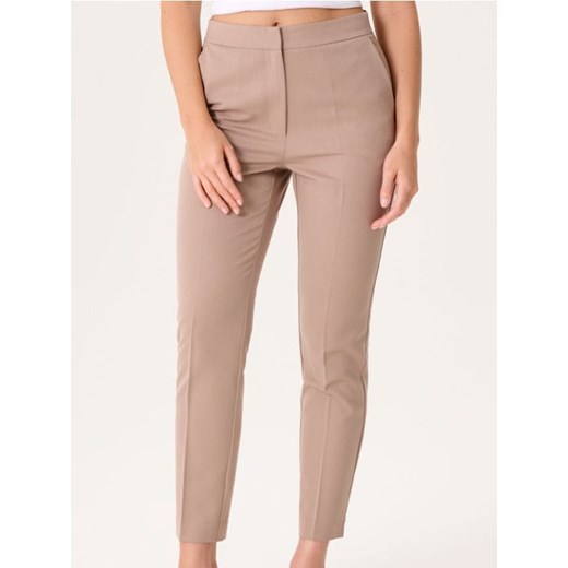 Sinsay - Spodnie slim fit - beżowy ze sklepu Sinsay w kategorii Spodnie damskie - zdjęcie 179668836