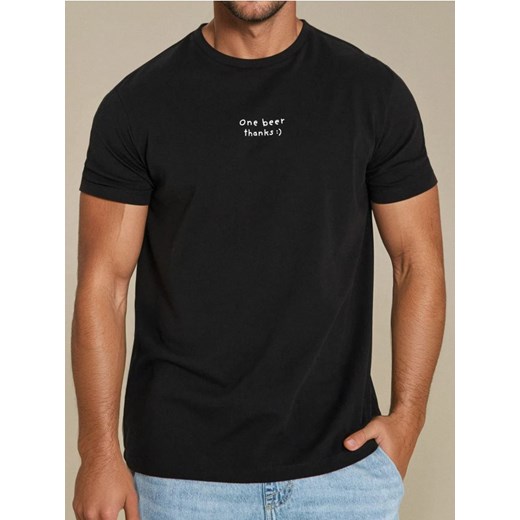 Sinsay - Koszulka - czarny ze sklepu Sinsay w kategorii T-shirty męskie - zdjęcie 179668857