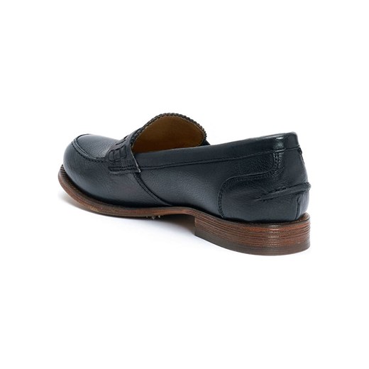 BRITISH PASSPORT mokasyny płaskie czarne casualowe 