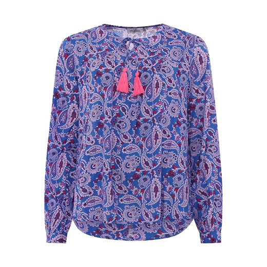 Zwillingsherz Bluzka &quot;Paisley Traum&quot; w kolorze niebieskim Zwillingsherz L/XL okazyjna cena Limango Polska