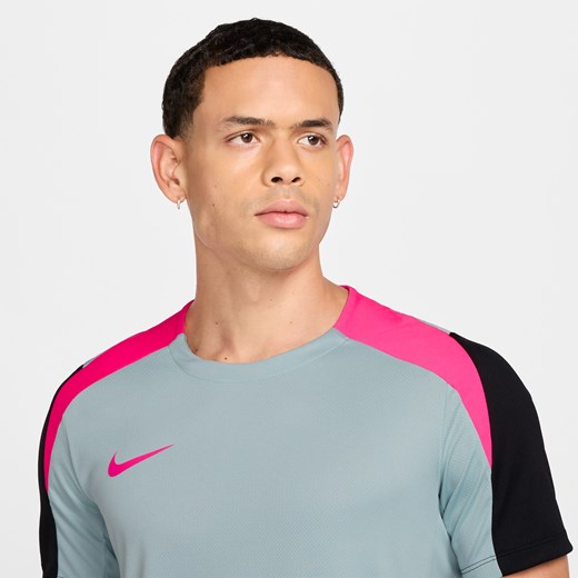 Męska koszulka piłkarska z krótkim rękawem Dri-FIT Nike Strike - Szary Nike L Nike poland