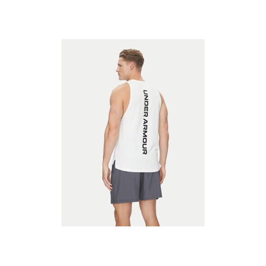 Under Armour Tank top Zone 1361901 Biały Loose Fit Under Armour M MODIVO