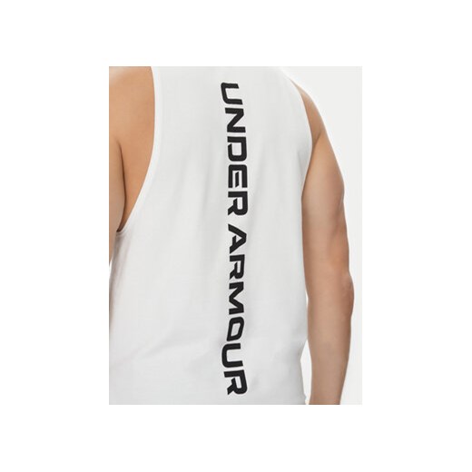 Under Armour Tank top Zone 1361901 Biały Loose Fit Under Armour XXL MODIVO